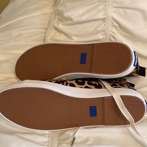 NWOT Kate Spade Keds Leopard Horsehair High Top Sneakers - Picture 12 of 12